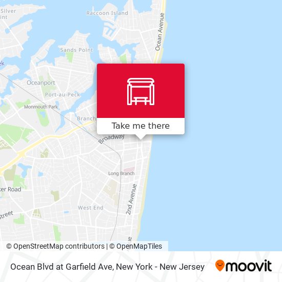 Ocean Blvd at Garfield Ave map