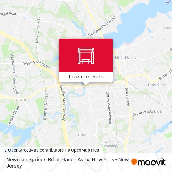 Mapa de Newman Springs Rd at Hance Ave#