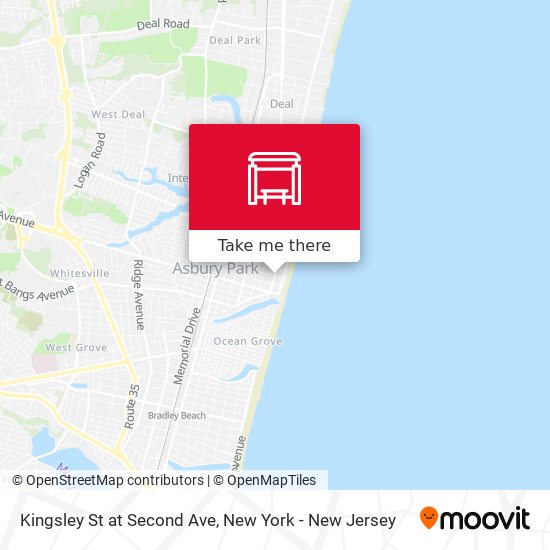 Mapa de Kingsley St at Second Ave