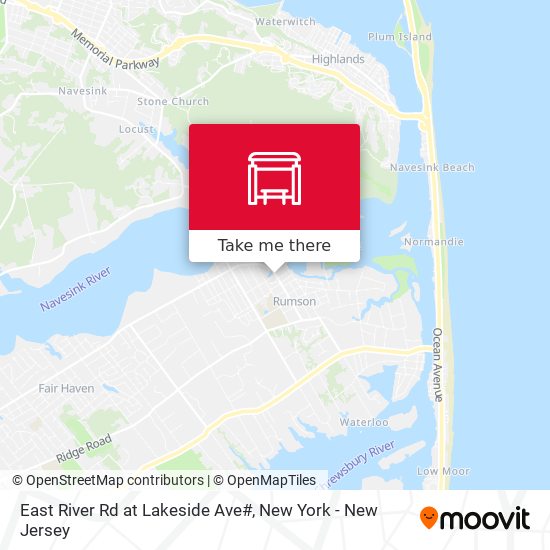 East River Rd at Lakeside Ave# map