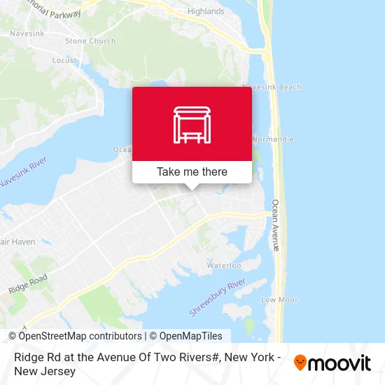 Ridge Rd at the Avenue Of Two Rivers# map