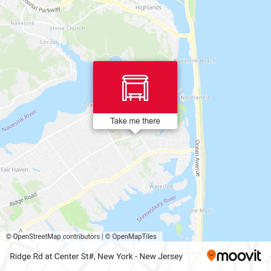 Ridge Rd at Center St# map