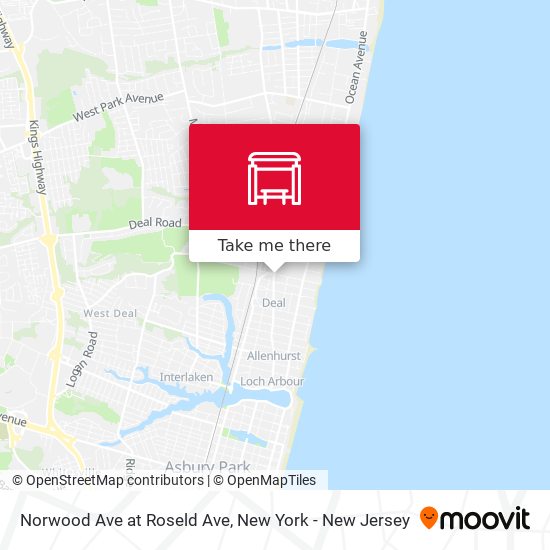 Mapa de Norwood Ave at Roseld Ave