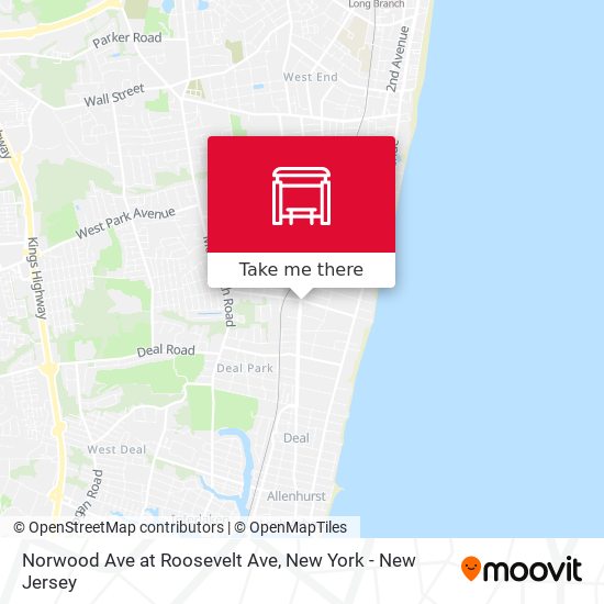 Norwood Ave at Roosevelt Ave map