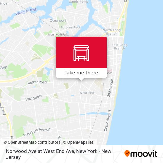 Mapa de Norwood Ave at West End Ave