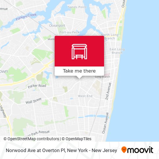 Mapa de Norwood Ave at Overton Pl