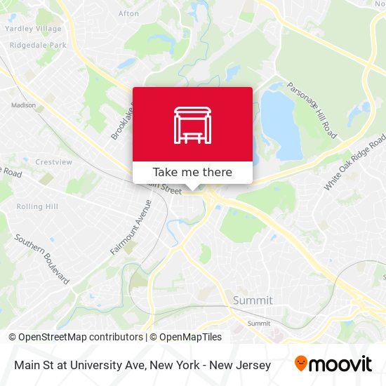 Mapa de Main St at University Ave