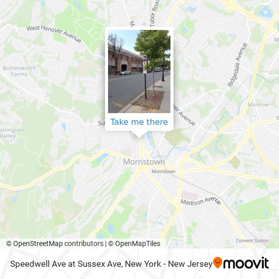 Mapa de Speedwell Ave at Sussex Ave