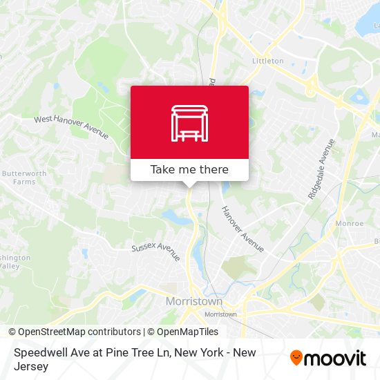 Mapa de Speedwell Ave at Pine Tree Ln