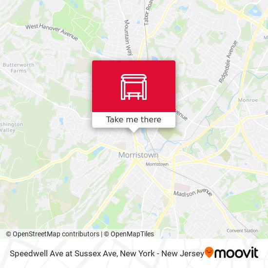 Mapa de Speedwell Ave at Sussex Ave