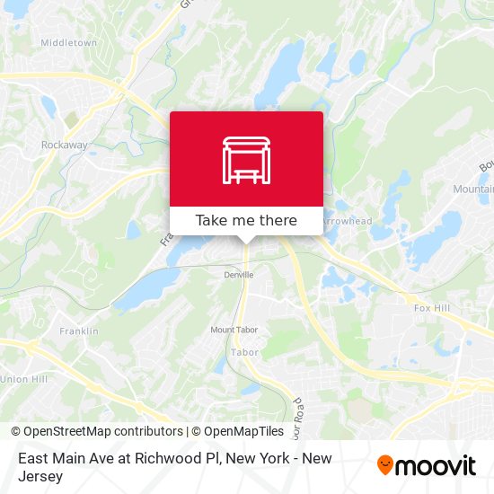 East Main Ave at Richwood Pl map