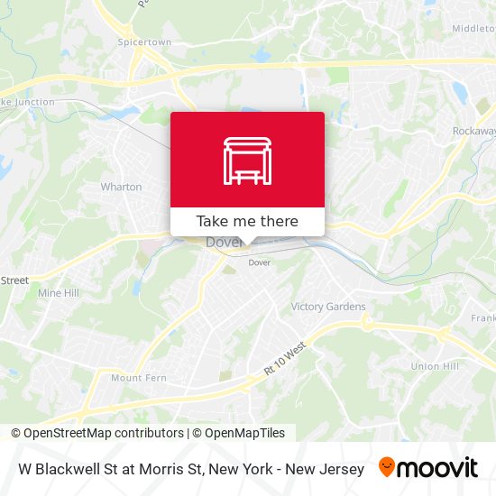 Mapa de W Blackwell St at Morris St