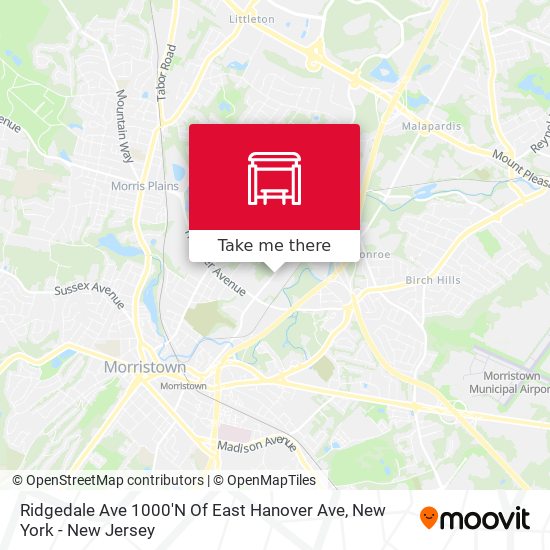 Mapa de Ridgedale Ave 1000'N Of East Hanover Ave