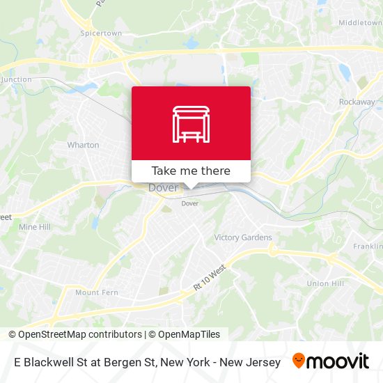 Mapa de E Blackwell St at Bergen St