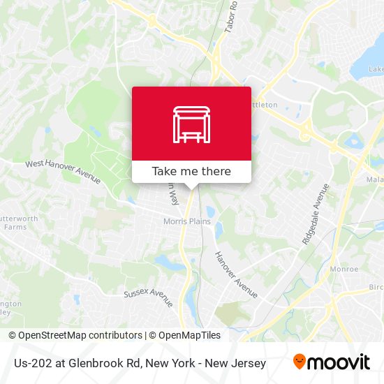 Mapa de Us-202 at Glenbrook Rd