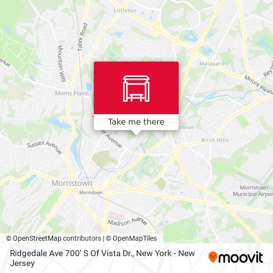 Mapa de Ridgedale Ave 700' S Of Vista Dr.