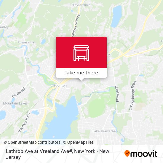 Lathrop Ave at Vreeland Ave# map