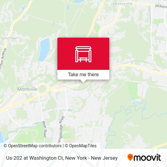 Us-202 at Washington Ct map