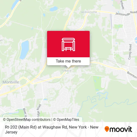 Rt-202 (Main Rd) at Waughaw Rd map