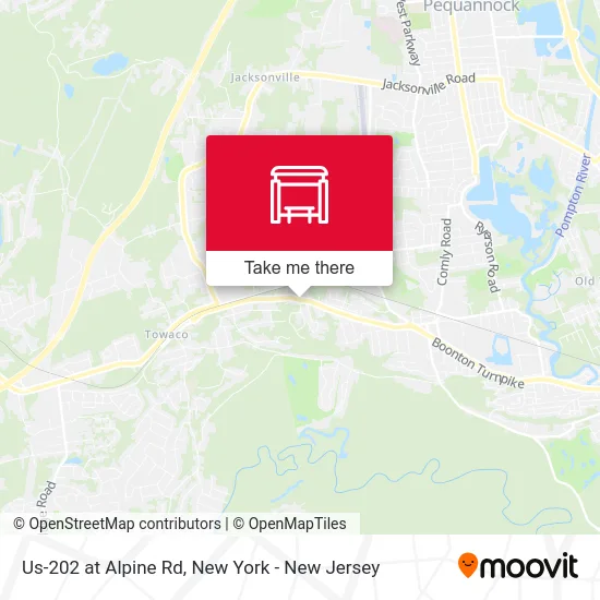 Us-202 at Alpine Rd map