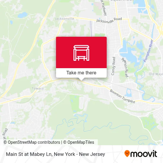 Main St at Mabey Ln map