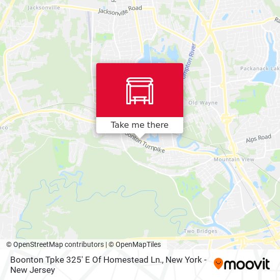 Boonton Tpke 325' E Of Homestead Ln. map