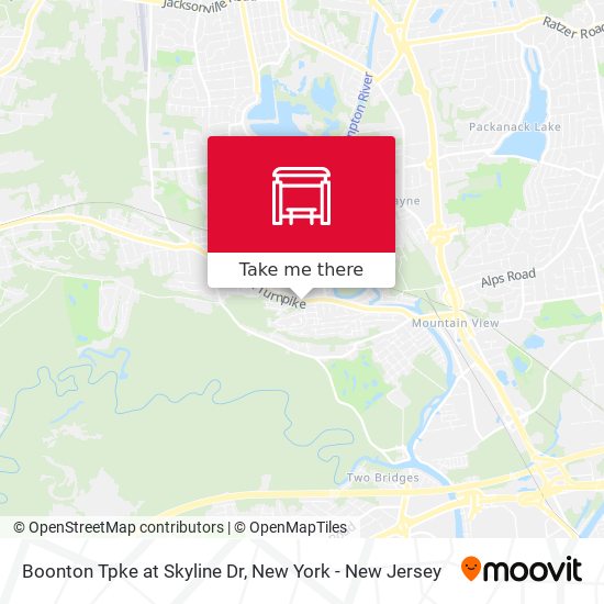 Boonton Tpke at Skyline Dr map