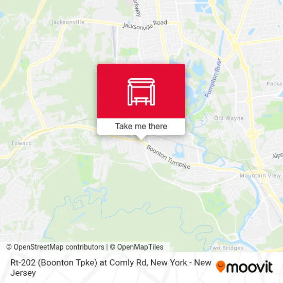 Rt-202 (Boonton Tpke) at Comly Rd map