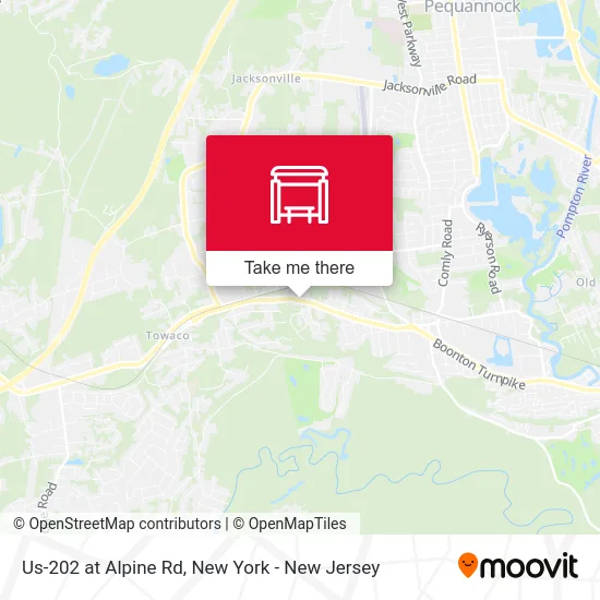 Us-202 at Alpine Rd map