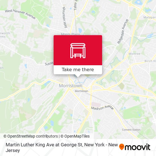 Martin Luther King Ave at George St map