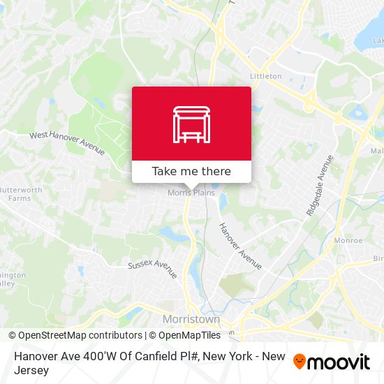 Hanover Ave 400'W Of Canfield Pl# map