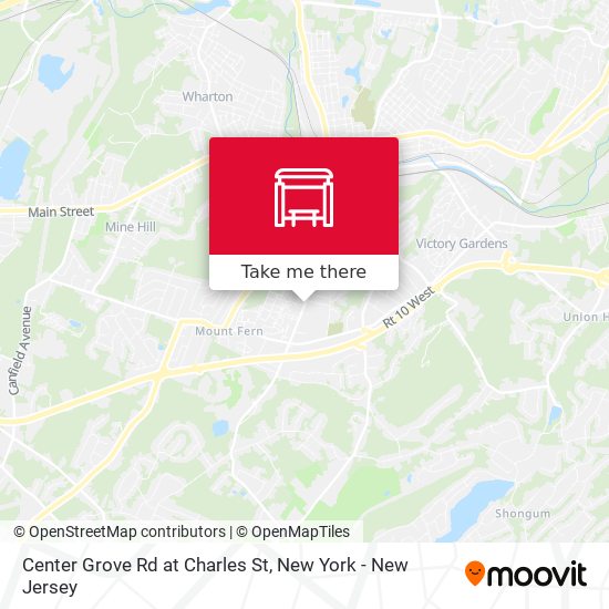Center Grove Rd at Charles St map