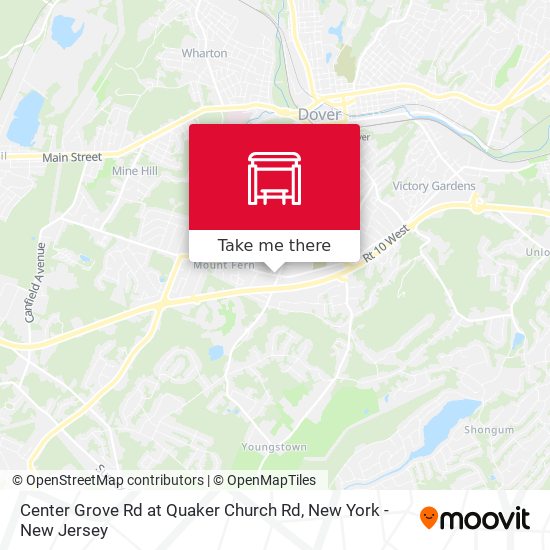 Center Grove Rd at Quaker Church Rd map