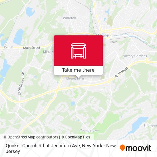 Quaker Church Rd at Jennifern Ave map