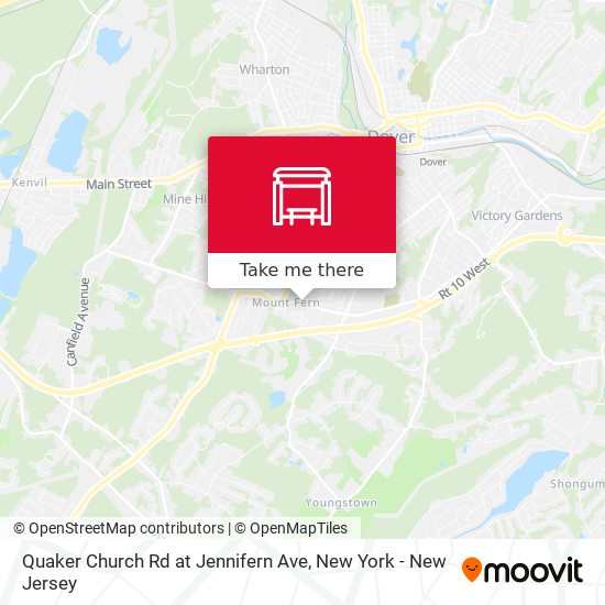 Mapa de Quaker Church Rd at Jennifern Ave
