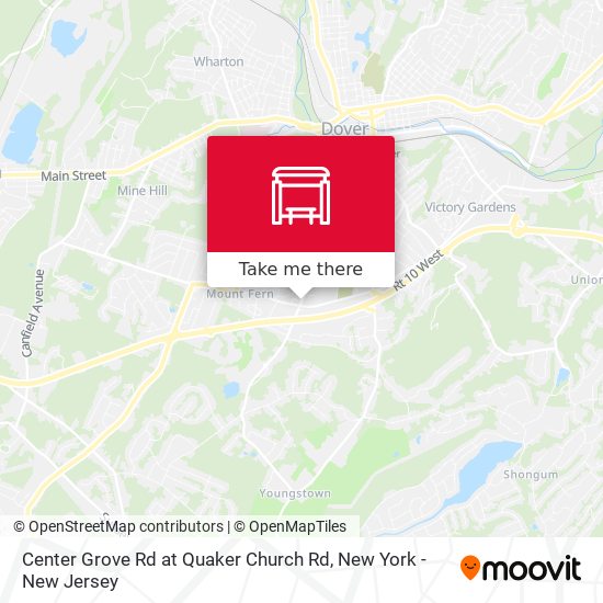 Center Grove Rd at Quaker Church Rd map