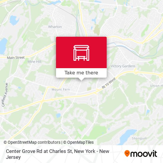 Mapa de Center Grove Rd at Charles St