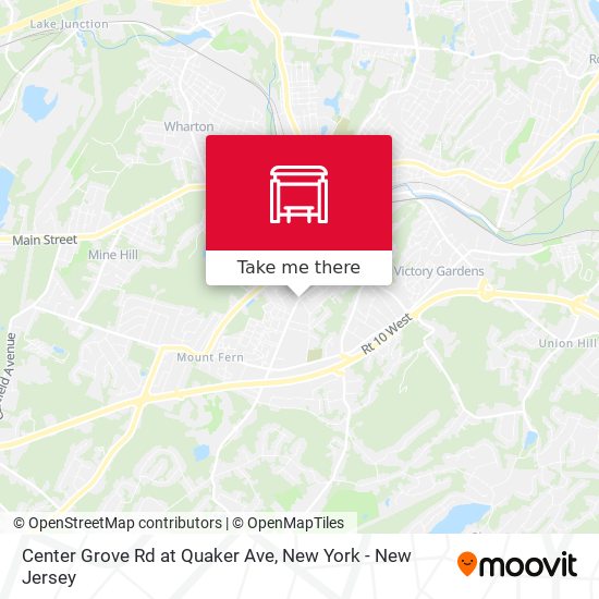 Center Grove Rd at Quaker Ave map