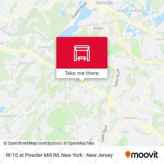 Mapa de Rt-10 at Powder Mill Rd