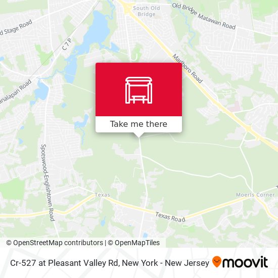 Mapa de Cr-527 at Pleasant Valley Rd