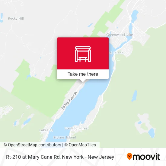 Rt-210 at Mary Cane Rd map