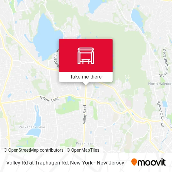 Valley Rd at Traphagen Rd map