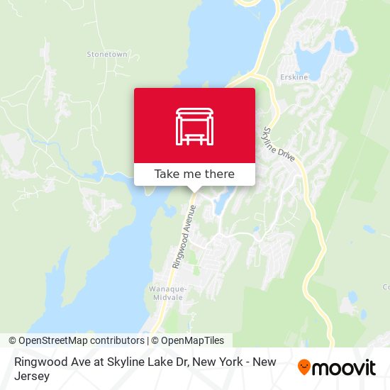 Ringwood Ave at Skyline Lake Dr map