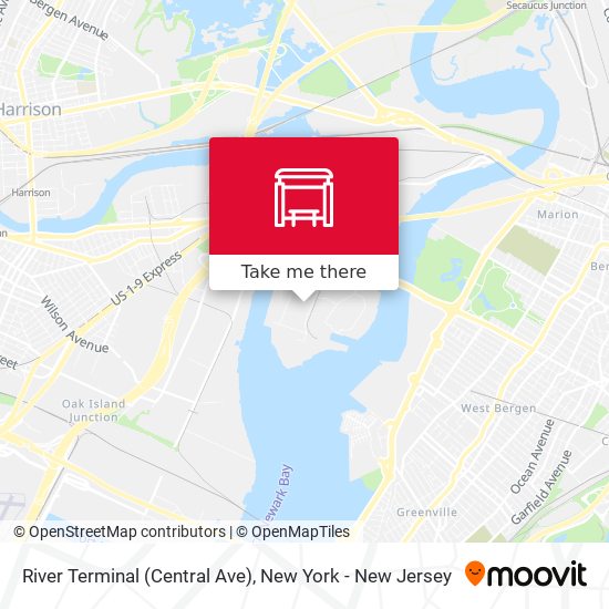 River Terminal (Central Ave) map
