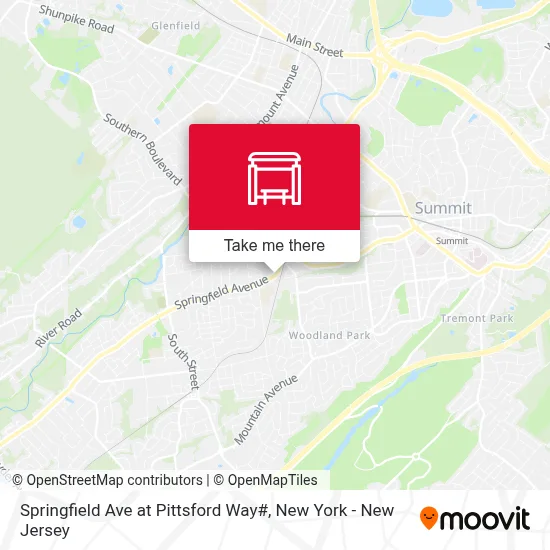 Springfield Ave at Pittsford Way# map