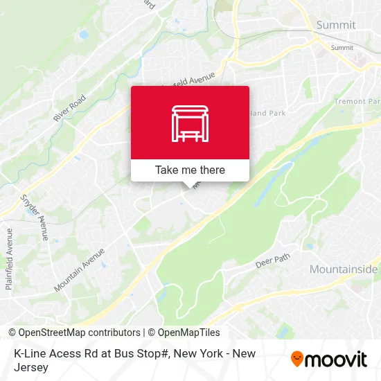 K-Line Acess Rd at Bus Stop# map
