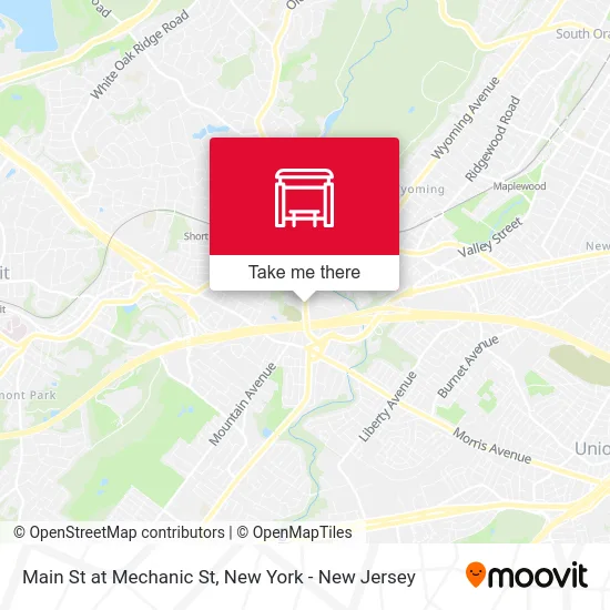 Main St at Mechanic St map