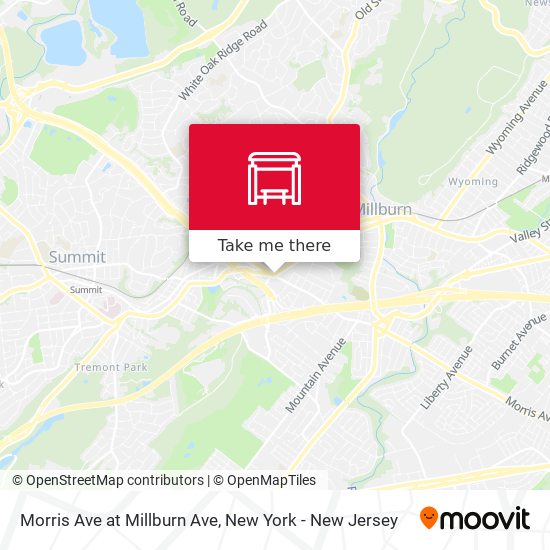 Mapa de Morris Ave at Millburn Ave