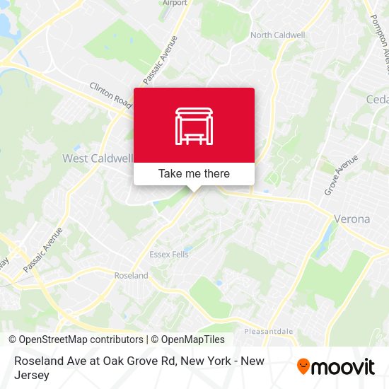 Mapa de Roseland Ave at Oak Grove Rd
