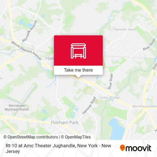 Rt-10 at Amc Theater Jughandle map